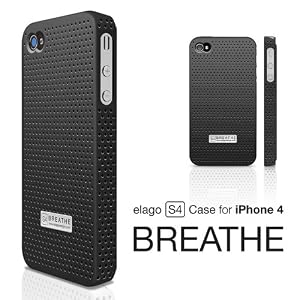 elago S4 BREATHE Case for iphone 4 -Black