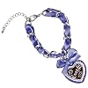 Schmuck-Art Damen-Armband Wies'n I mog di silver/violet 28353