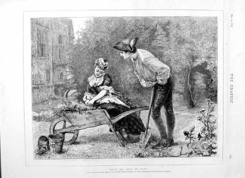 1875 のステープル Romance Country 高貴なアカデミーの人の女性