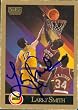 Larry Smith autographed Basketball Card (Houston Rockets) 1990 Skybox #111
