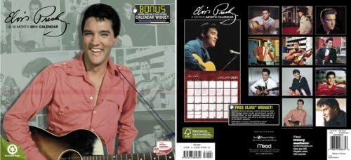 Elvis Presley 16-Month Calendar 2011