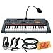 Korg microSAMPLER Sampling Keyboard Bundle with Two 10-Foot MIDI Cables, Two 10-Foot Instrument Cables, Headphones, and Polishing Cloth