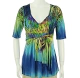 One World V-Neck Stretch Blouse