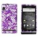 New Purple Leaf Motorola Droid A855 Snap on Cell Phone Case + Belt Clip