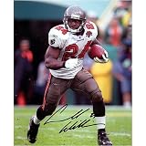 Carnell ''Cadillac'' Williams Tampa Bay Buccaneers - Looking for an Open Hole - 8x10 Autographed Photograph