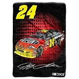 Jeff Gordon NASCAR Royal Plush Raschel Blanket (Tech Series) (60x80)