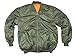 Maximos New Men's Water Resistant Reversible Flight Pilot Bomber Jacket