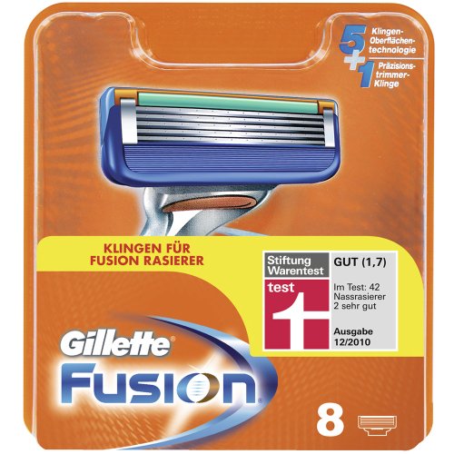 Gillette Fusion Manual Blades - 8 Pack
