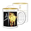 Asian Oriental Chinese Zodiac Coffee & Tea Mug Year of the Ox: Birth Years 1913 1925 1937 1949 1961 1973 1985 1997 2009