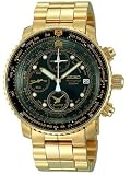 SEIKO セイコー 200m防水 パイロットクロノ クロノグラフ メンズ 腕時計 SNA414P1 海外モデル [逆輸入]の画像