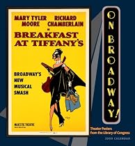 On Broadway Theater Posters 2009 Wall Calendar