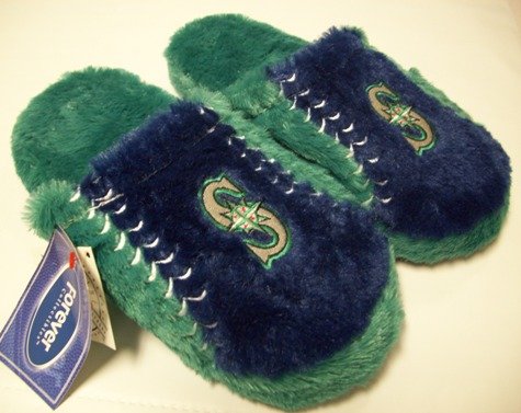 Seattle Mariners MLB Plush Slide Slippers