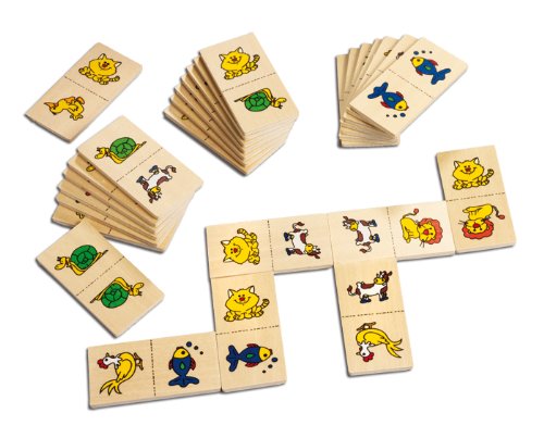 Happy People 60505 - 1st Domino aus Holz