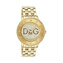 Dolce & Gabbana - DW0379 - Montre Femme - Quartz Analogique - Bracelet en Acier Inoxydable Jaune