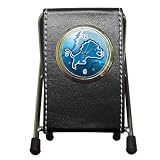 Detroit-Lions Pen Holder Desk Clock