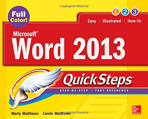 Microsoft® Word 2013 QuickSteps