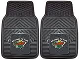 Fan Mats 10398 NHL - Minnesota Wild 18" x 27" Heavy Duty Vinyl Car Mat Set
