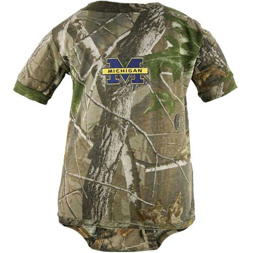 Michigan Wolverines Infant Camo Romper