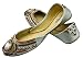 FREE ANKLET with Starlite Ladies / women Beaded & Diamante Silver Leather Khussa Fashion Shoes / Pumps