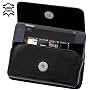 Original MTT Quertasche fuer Nokia N900 - Horizontal Tasche Ledertasche mit Clip und Sicherheitsschlaufe
