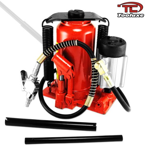 Tooluxe Tools Air Hydraulic 20 Ton Low Profile Bottle Jack On Sale