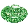 Peridot AB Faceted Round Glass Beads 4.5mm 13" Strand