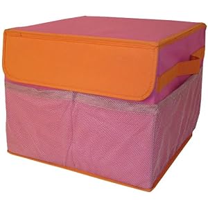 Kangaroom CTC01096PKKRMD Collapsible Toy Chest, Pink, Small