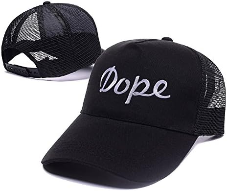 DEBANG Dope Band Logo Adjustable Embroidery Leisure Mesh Hat Unisex Casual Baseball Mesh Cap