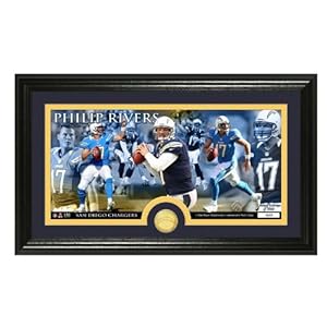 Phillip Rivers Bronze Coin Panoramic Photo Mint from The Highland Mint