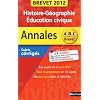Histoire-G�ographie Education civique : Sujets corrig�s