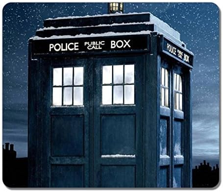 Mouse pads,(Black)12 X 10 X 0.12in.Non-Slip Rubber Mouse Pad[Natural rubber,Durable heat-resistant Precision Fabric]Rectangular Gaming Mouse Pad-Dj Doctor Who Poster 5P