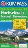  : Kompass Karten, Hochschwab, Mariazell: Wander-, Rad- und Skitourenkarte