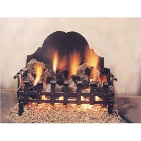 Peterson Real Fyre 24 Inch Old English Coal Grate Vented Propane Gas Log Set W G4 Burner... by Peterson Real Fyre