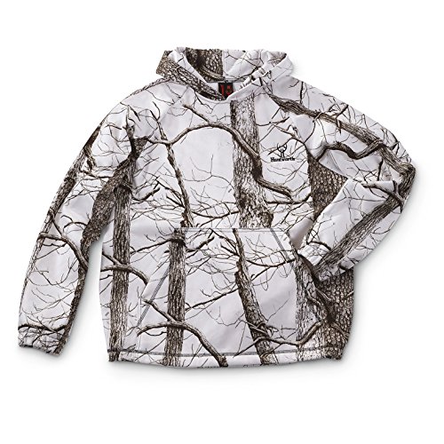 Huntworth Men's Snow Camo Pullover Hoodie