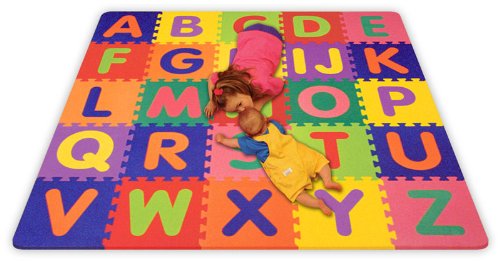 Play & Learn Soft & Safe SoftFloors 5' x 5' x 5/8 RYBG