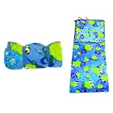 Fleece Sleeping Bag/Mat - Baby Frogs