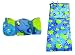 Fleece Sleeping Bag/Mat - Baby Frogs
