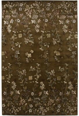 Capucine Design Brown, Hand-Tufted Rug Rug Size: 2' x 3'