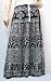 Discount Skirts - DEEP DISCOUNT Stylish Geometric Black and White Rayon Skirt, Fabulous Pattern!