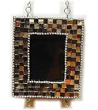 Review   / * Lovely 3 Picture 'Mirror & Chain' Hanging Multi Photo Frame Gift *