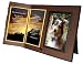 "Her Journey's Just Begun" Poem Pet Loss Sympathy Picture Frame Gift and Memorial Keepsake, Chestnut Brown with Foil Accent