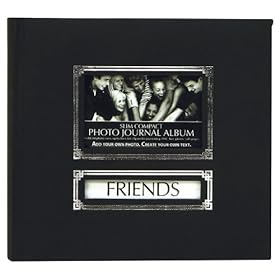 C.R. Gibson Jet Black Slim Compact Journal Album (P10-8948)