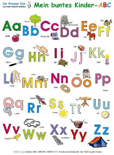 Das bunte Kinder-ABC, Poster
