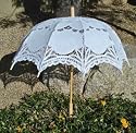 Embroidered Cotton Parasol #G93171W