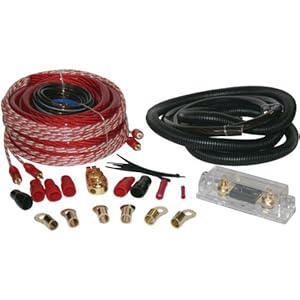 SoundQuest SQK0 1/0 Gauge Copper-Clad Aluminum Wiring Kit