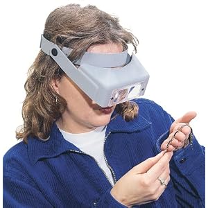 Donegan LX-5 OptiVISOR With Optical Grade Acrylic Lensplate AL-15 by Donegan Optical