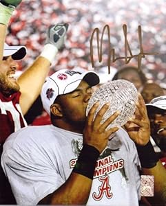 Mark Ingram Autographed/Signed Alabama Crimson Tide NCAA 8x10 BCS Photo 