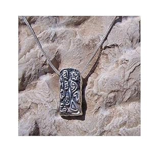 Sterling Silver Ten Commandments necklace - Hand made pendant by best silversmith in Jerusalem area