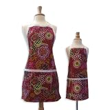 Floral Lollipop Adult & Kids Matching Reversible Apron Set