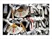 Japanese Shrine Wishes Giclee Poster Print by Petra Wels, 16x12